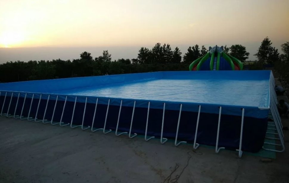 Каркасный летний бассейн 10 x 10 x 1 метр (рис.3)