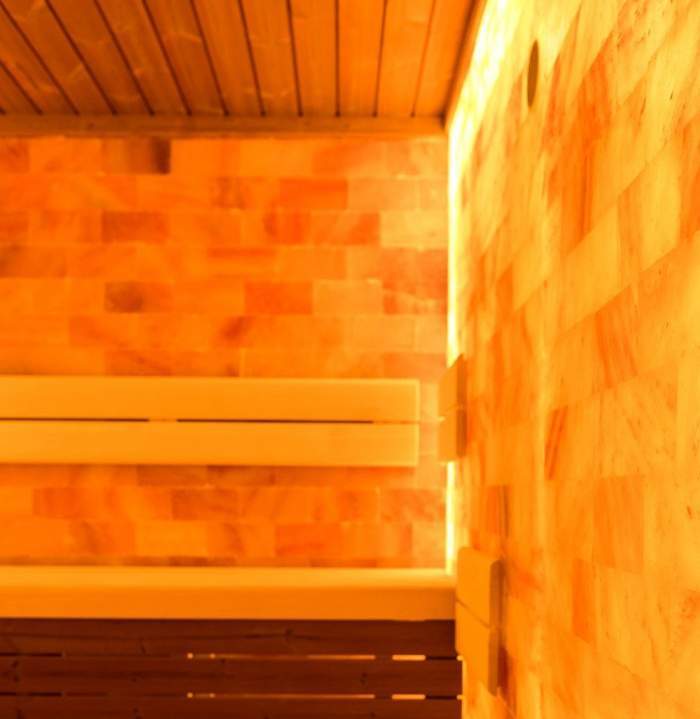 Соляная комната Exclusive SC1S004, 2200 * 2200 * 2100 мм, Азиатская липа (рис.2)